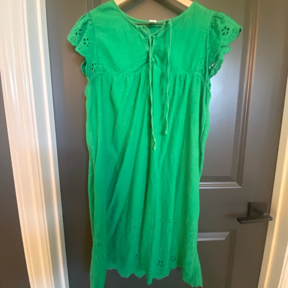 Kelly Green Old Navy Shift Dress- L